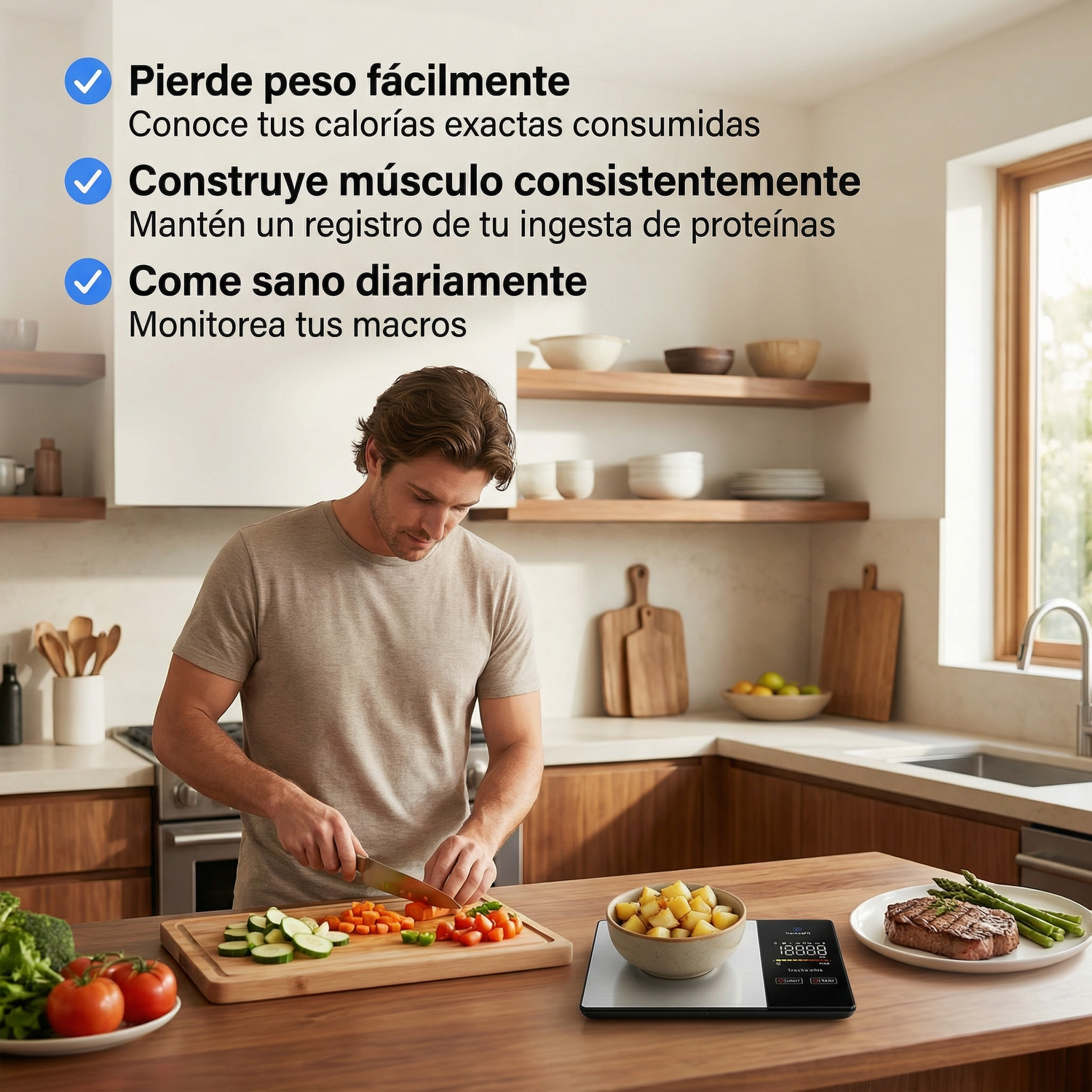 Balanza nutricional inteligente