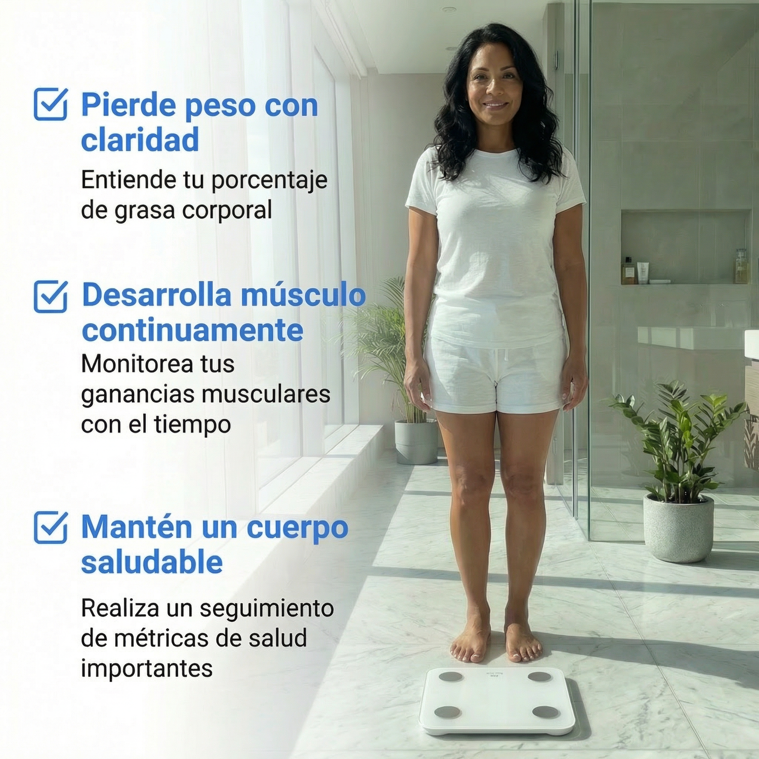 Balanza corporal inteligente